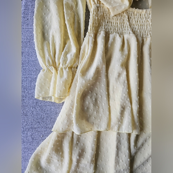 Yellow Ruffle Dress - Picture 7 of 11